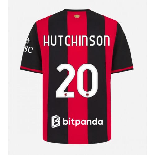 AC Milan Omari Hutchinson #20 Hjemmebanetrøje 2026-27 Kortærmet